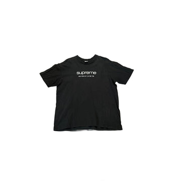 Black Supreme Tee - L