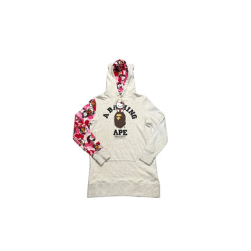 Grey A Bathing Ape (BAPE) x Hello Kitty Hoodie - XS