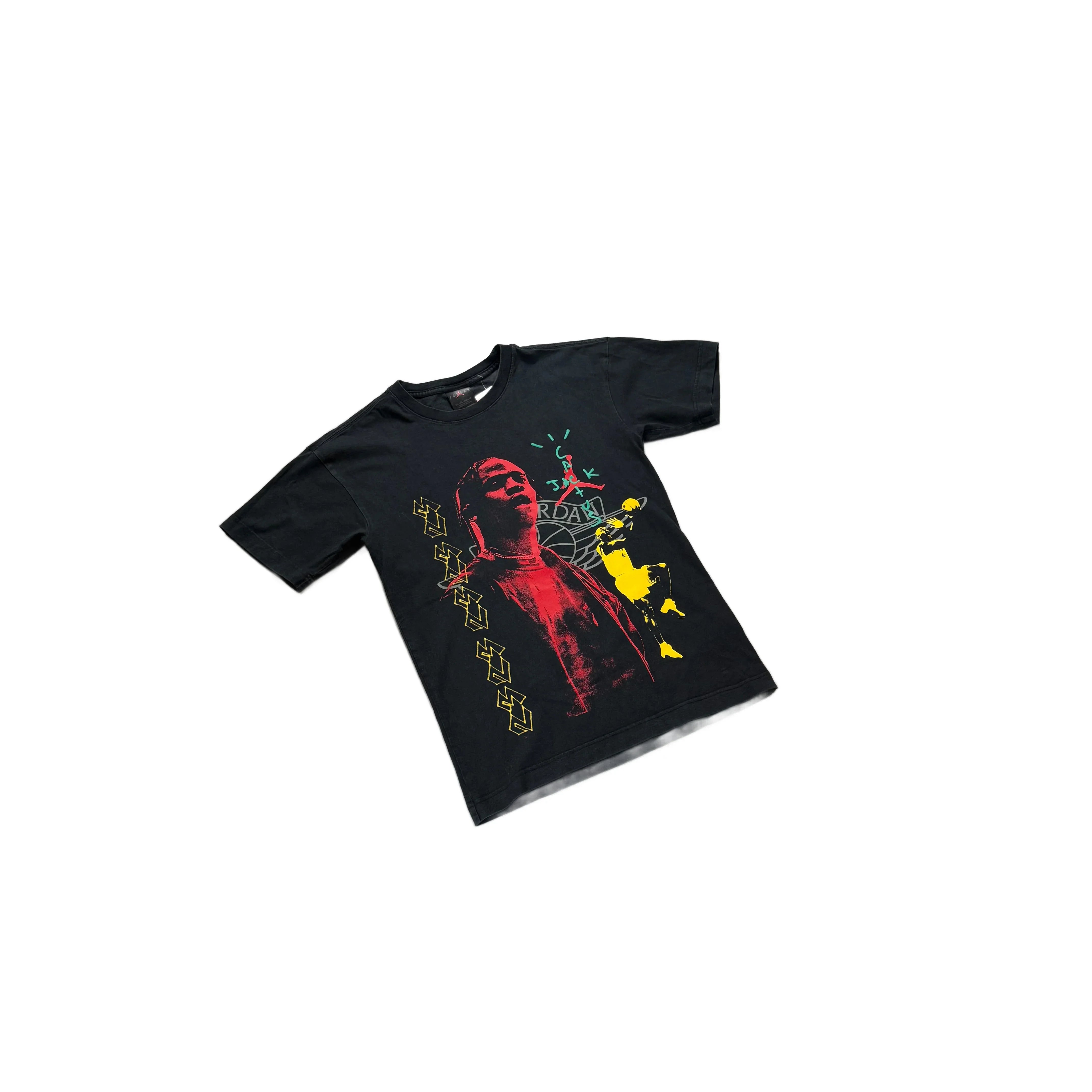Black Travis Scott x Jordan Tee - XS