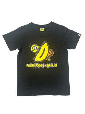 Black A Bathing Ape (BAPE) x Minions Tee - XS