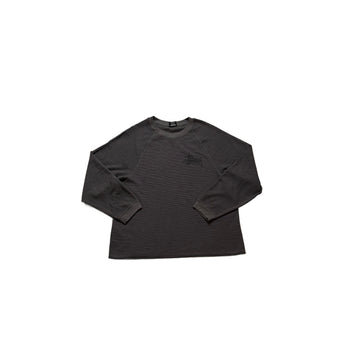 Black Stussy Waffle Long Sleeve Tee - XL
