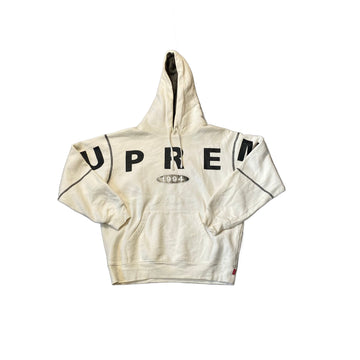 White Supreme Hoodie - S