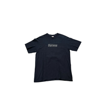 Black Supreme KAWS Box Logo - L
