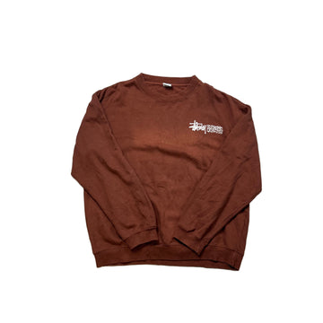 Brown Stussy Sweatshirt - XL