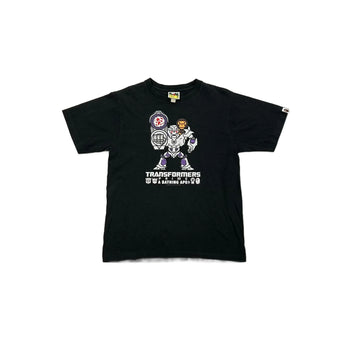 Black A Bathing Ape (BAPE) x Transformers Tee - S