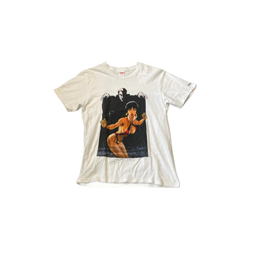 White Supreme Tee - L