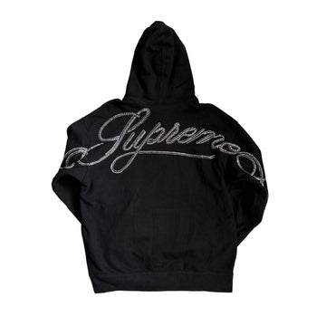 Black Supreme Hoodie - L