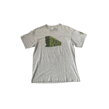 Grey Stussy Tee - L