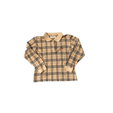 Women’s Burberry Long Sleeve Polo Shirt - M