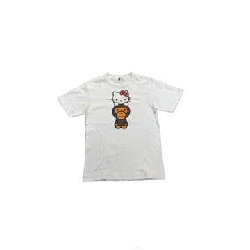 White A Bathing Ape (BAPE) x Hello Kitty Tee - S