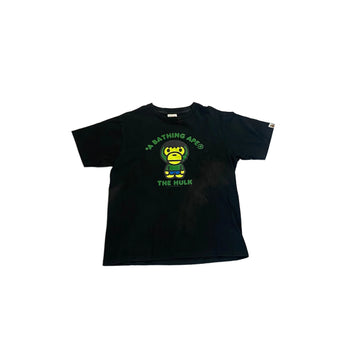 Black A Bathing Ape (BAPE) x Hulk Tee - L