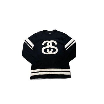 Black Stussy Long Sleeve Jersey - L