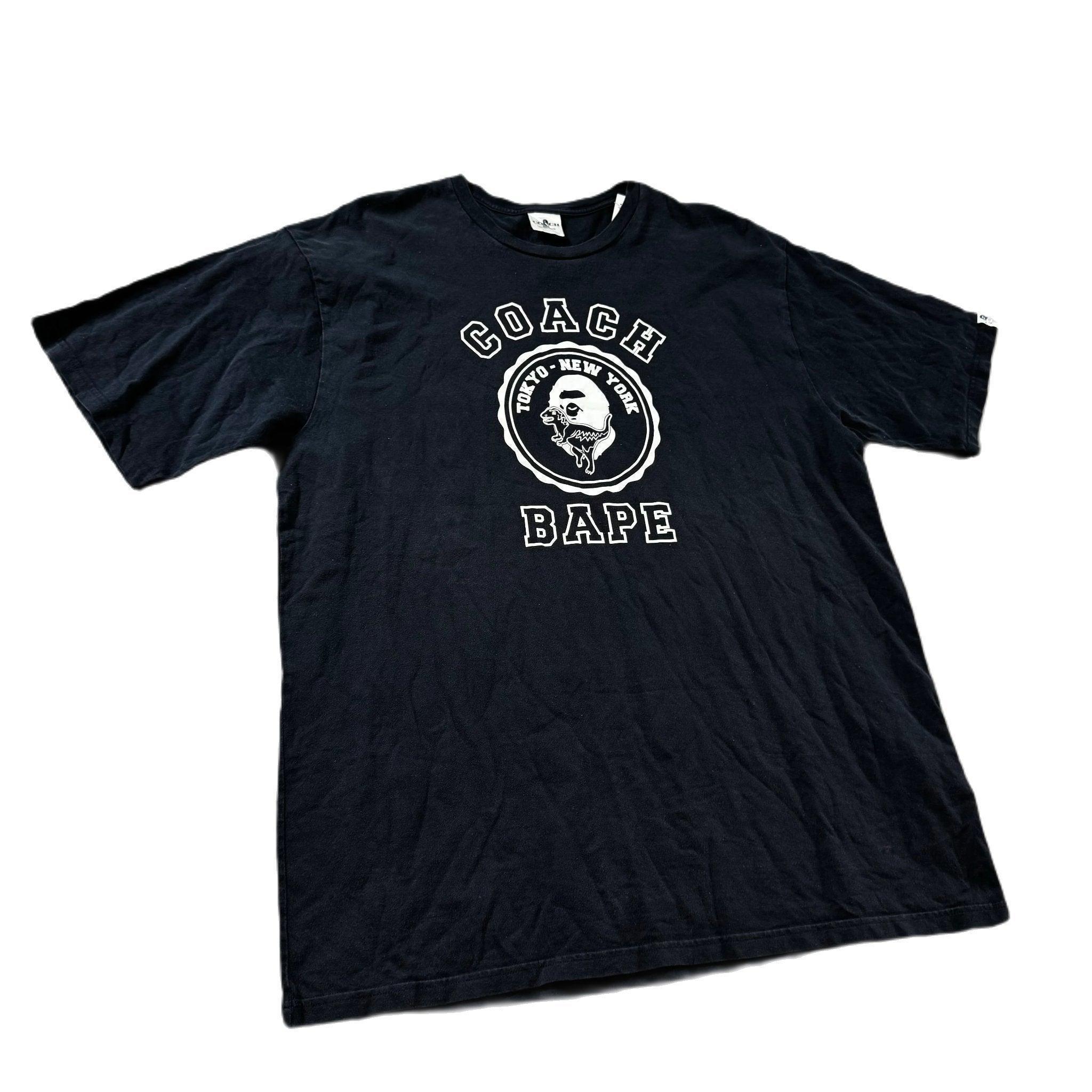 Black A Bathing Ape (BAPE) x Coach Tee - XL
