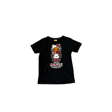 Black A Bathing Ape (BAPE) x Hello Kitty Tee - XS
