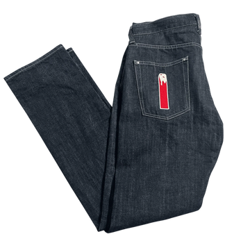 Black Ice Cream Jeans - L