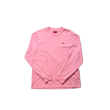 Pink Supreme Long Sleeve Tee - M