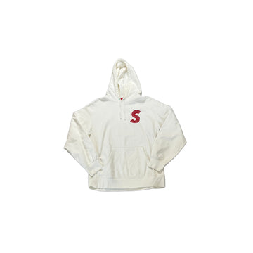 White Supreme Hoodie - M