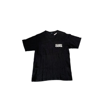 Black Stussy x Comme Des Garcons (CDG) Tee -M
