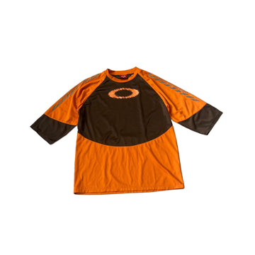 Black + Orange Oakley Tee - M