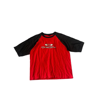 Red + Black Oakley Tee - L