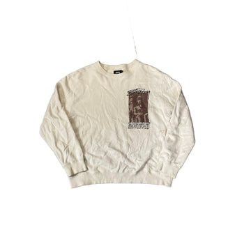 White Stussy Sweatshirt - S