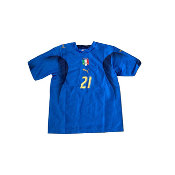 2006 Italy Home 'Pirlo' Shirt - L
