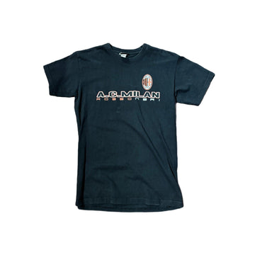 Vintage Black AC Milan Tee - S