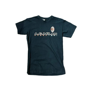Vintage Black AC Milan Tee - S