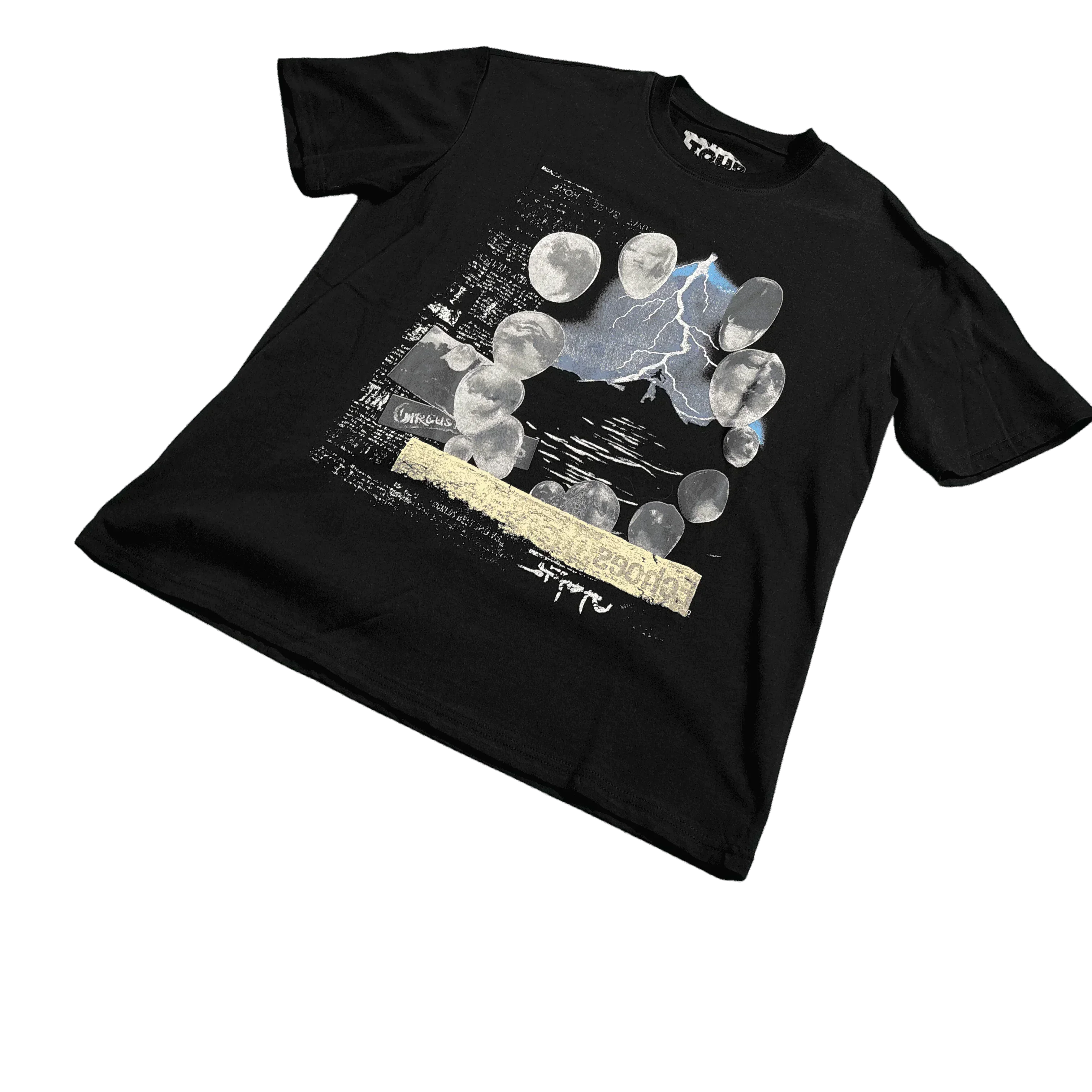 Black Travis Scott Utopia Tour Merch Tee - L