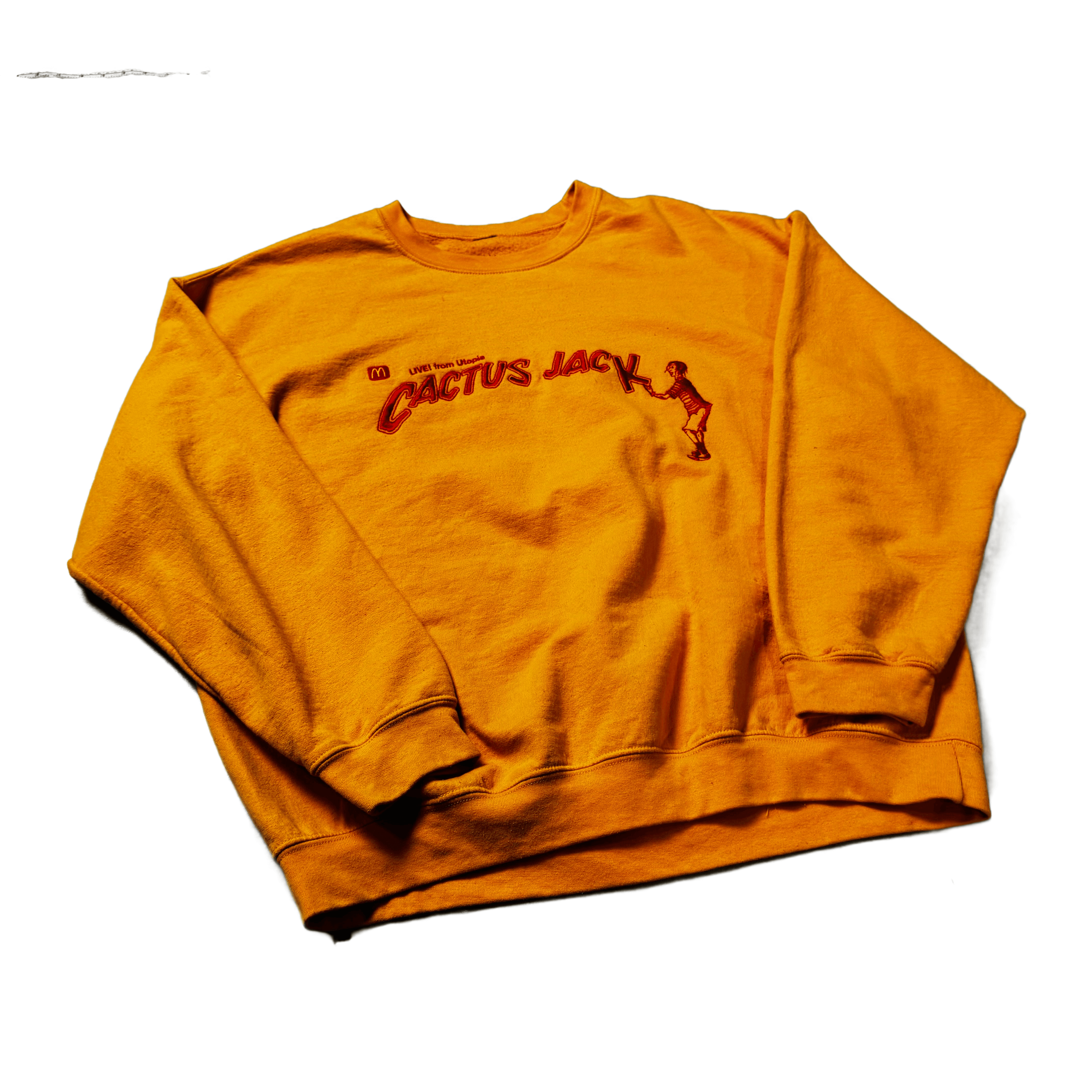 Yellow Travis Scott (Cactus Jack) x McDonalds Sweatshirt - M