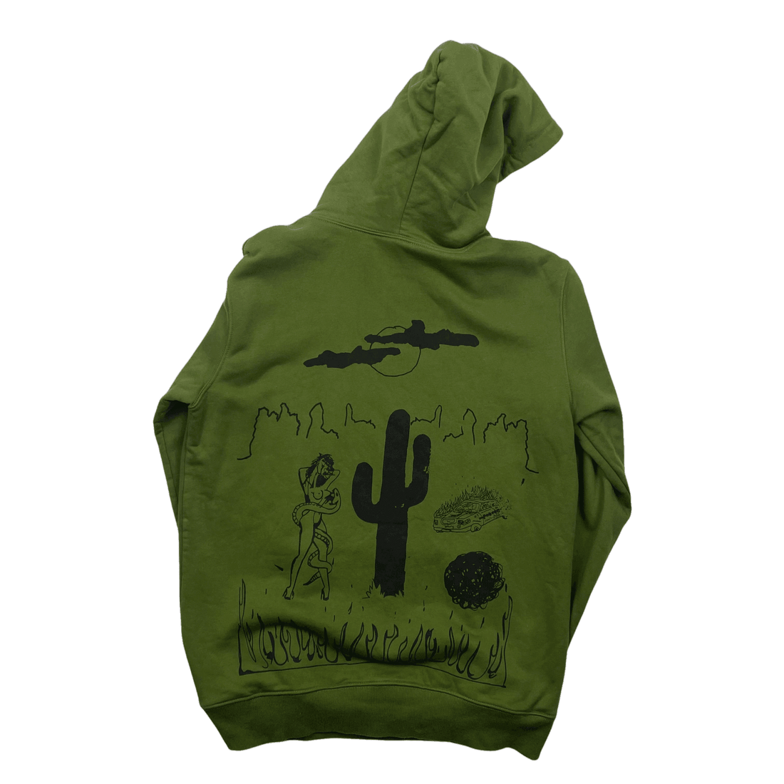 Green Travis Scott Rodeo Hoodie - Extra Large - The Streetwear Studio
