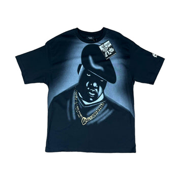 Vintage 90s Black Biggie Smalls Graphic Tee - Large - The Streetwear Studio