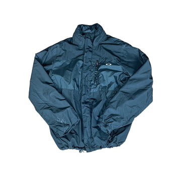Vintage Black Oakley Windbreaker Jacket - Small - The Streetwear Studio