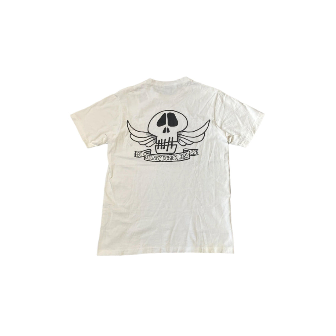 White Stussy Tee - S