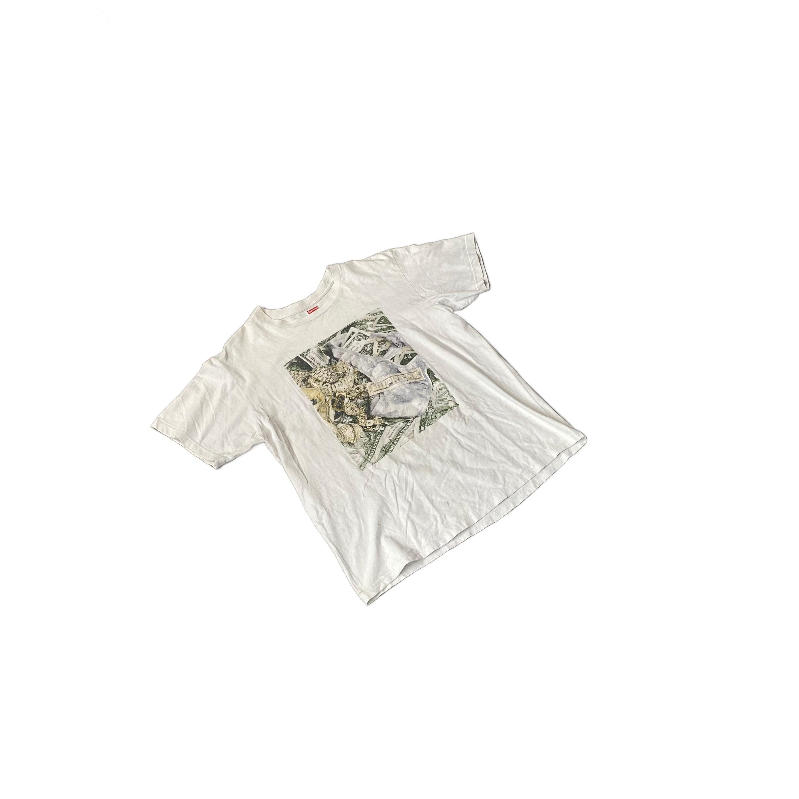 White Supreme Tee - M