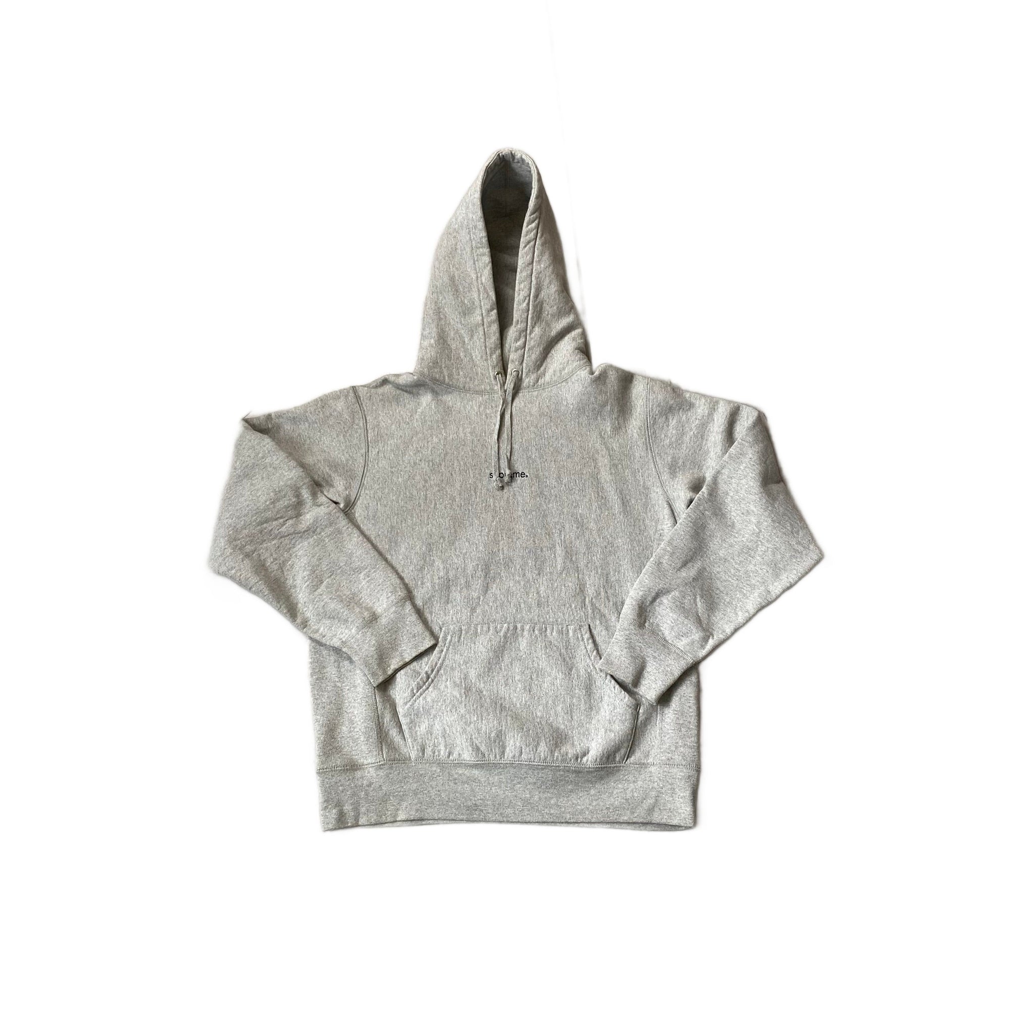 Grey Supreme Hoodie - M