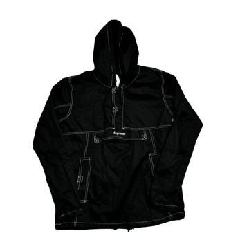 Black Supreme 1/4 Zip Anorak - M