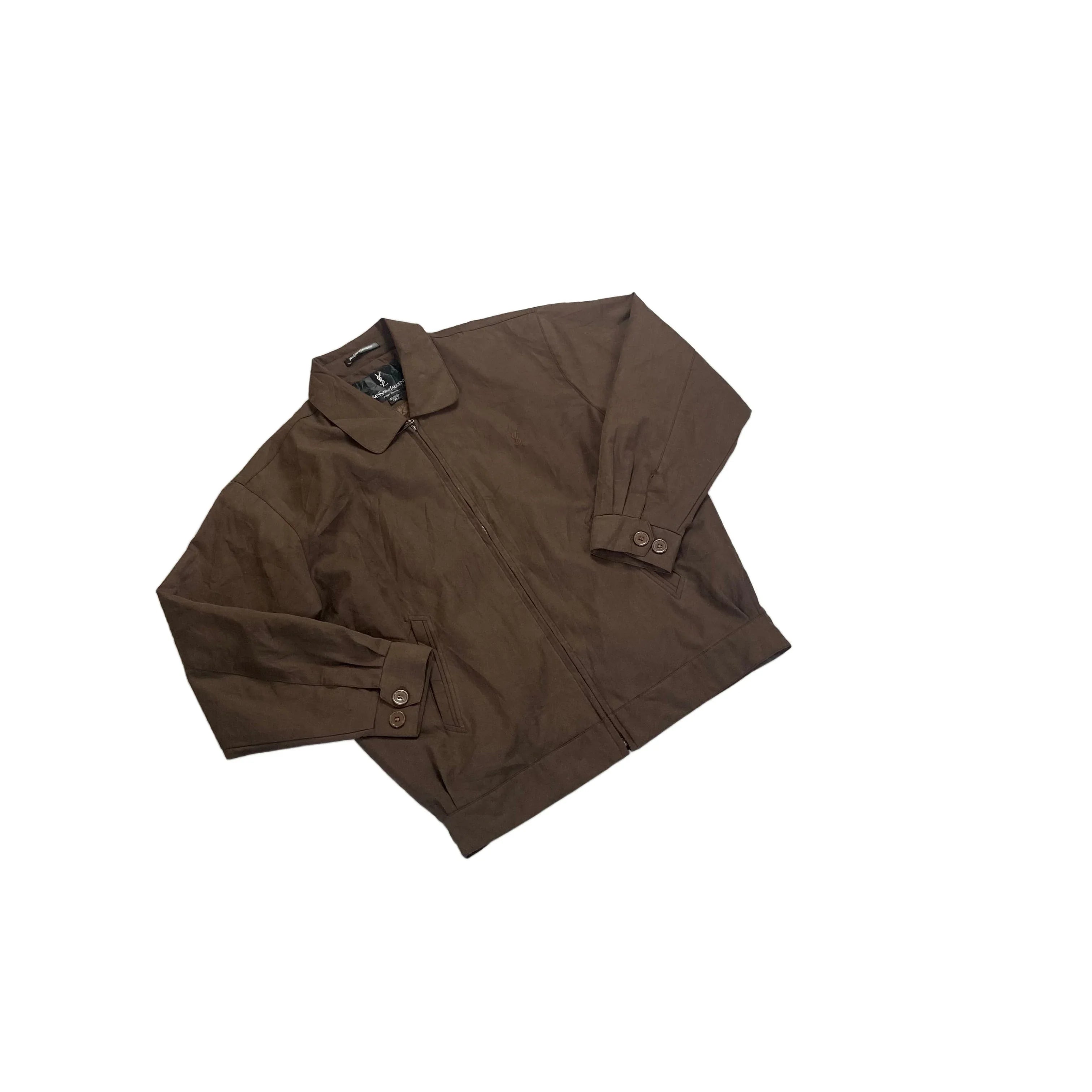 Vintage Brown Yves Saint Laurent Jacket - XL