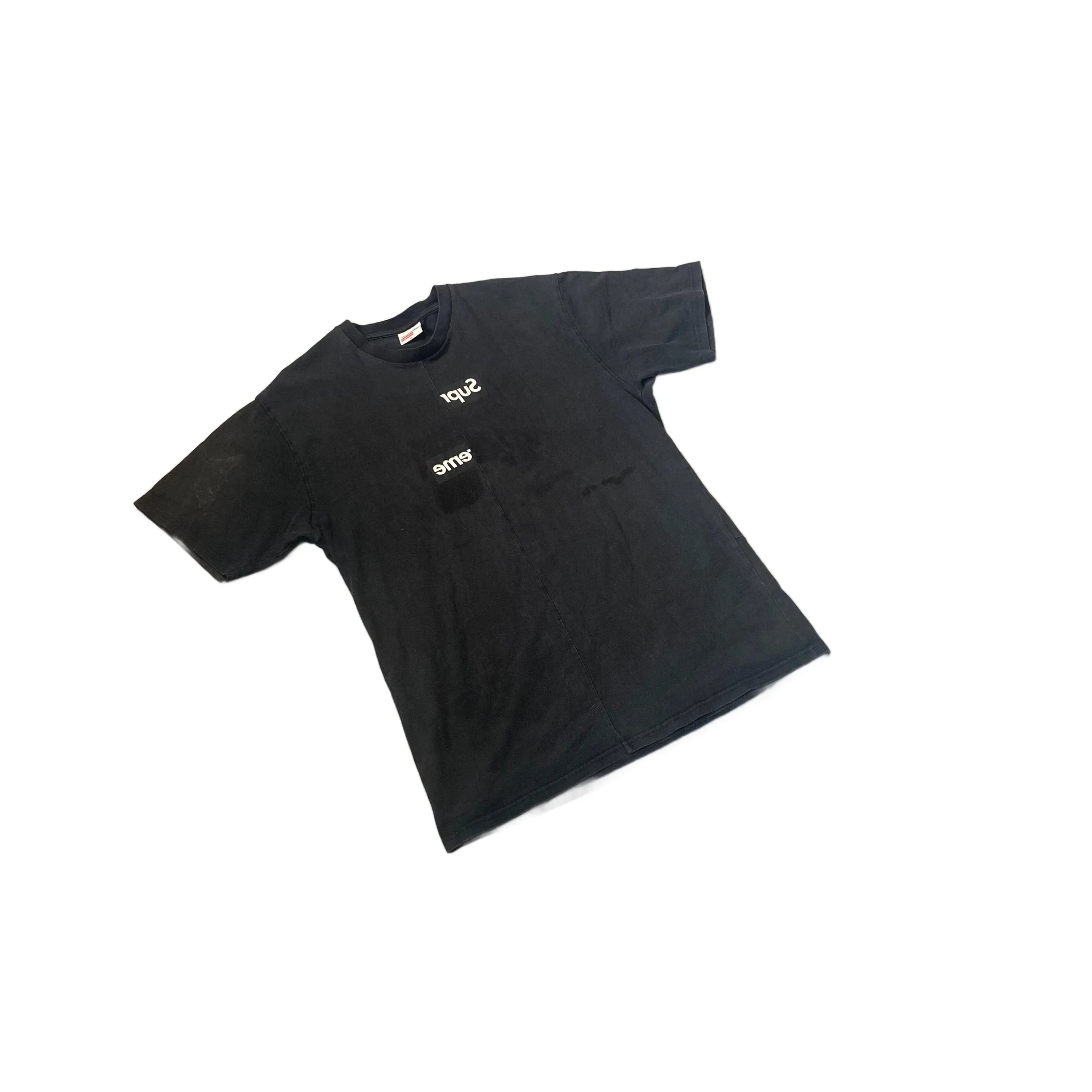 Black Supreme x Comme Des Garcons (CDG) Tee - XL