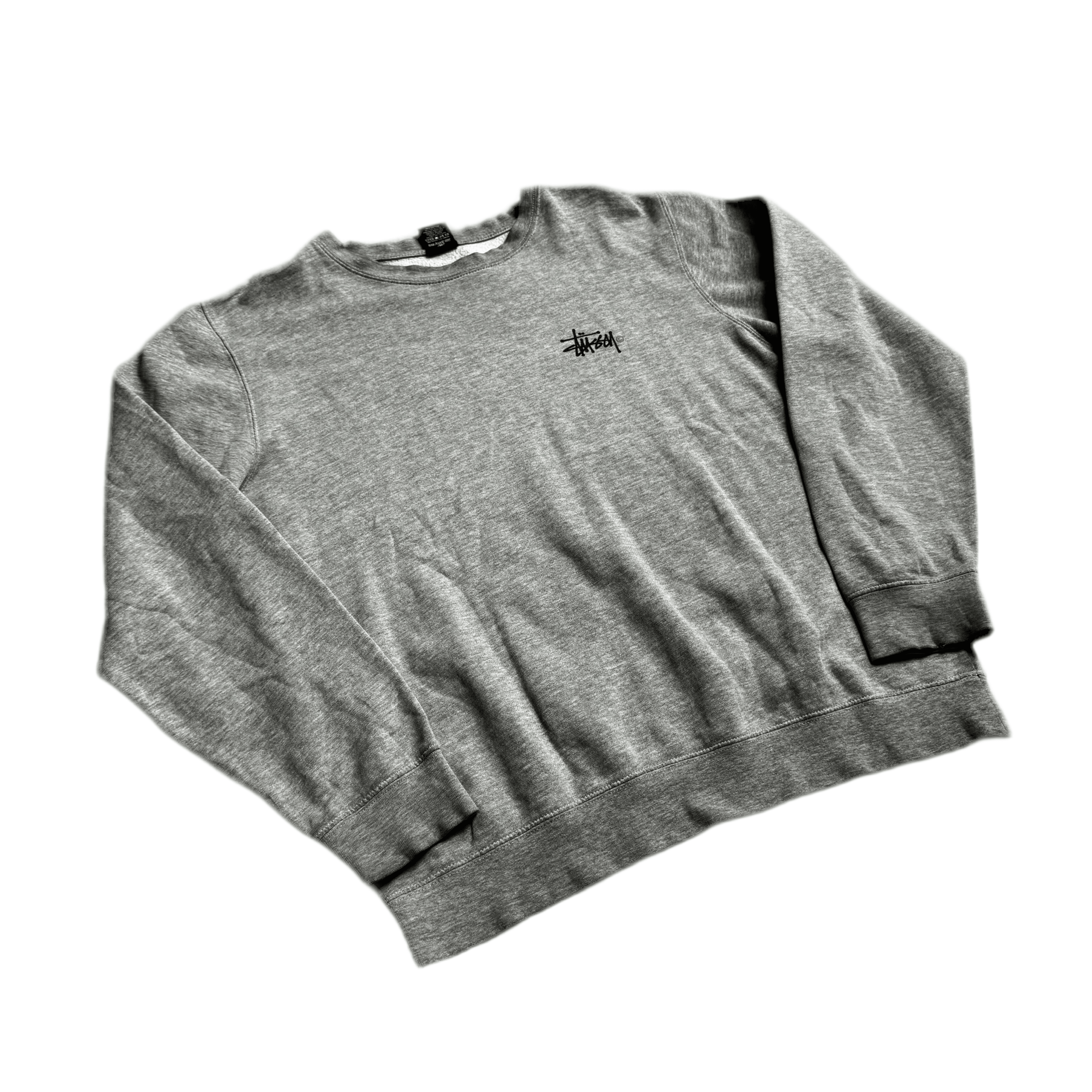 Grey Stussy Sweatshirt - L