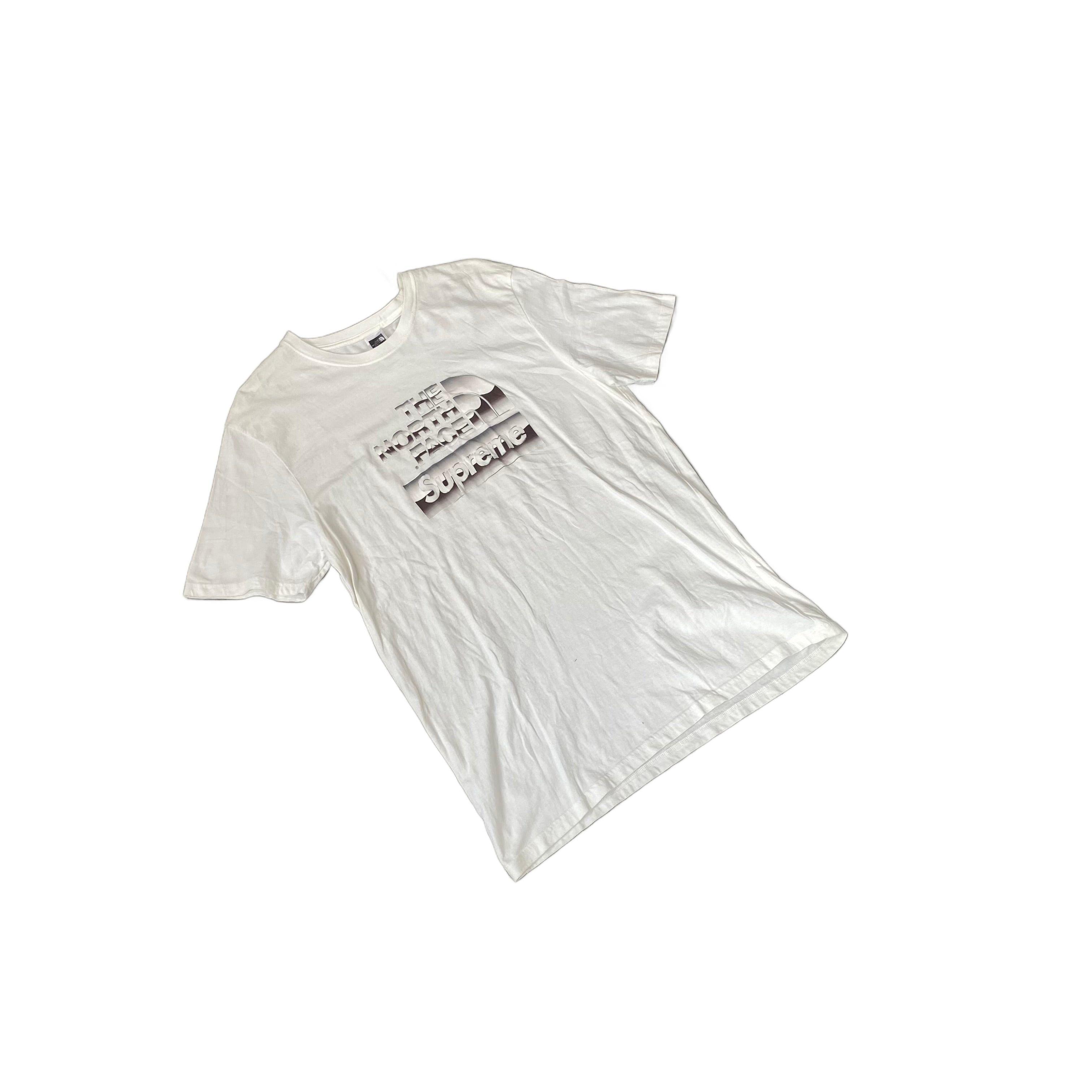 White Supreme x The North Face Tee - L