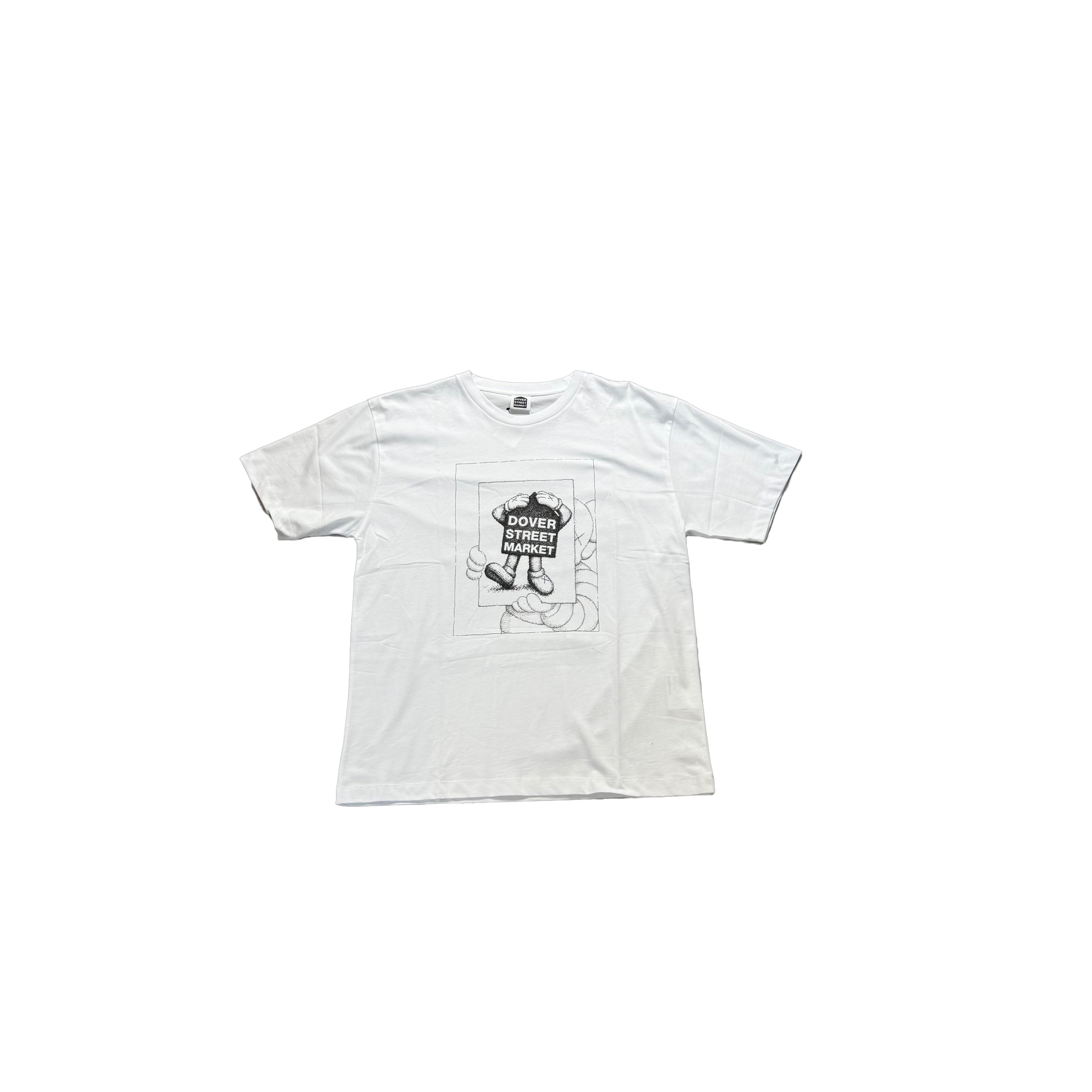 BNWT White KAWS x DSM Tee - L