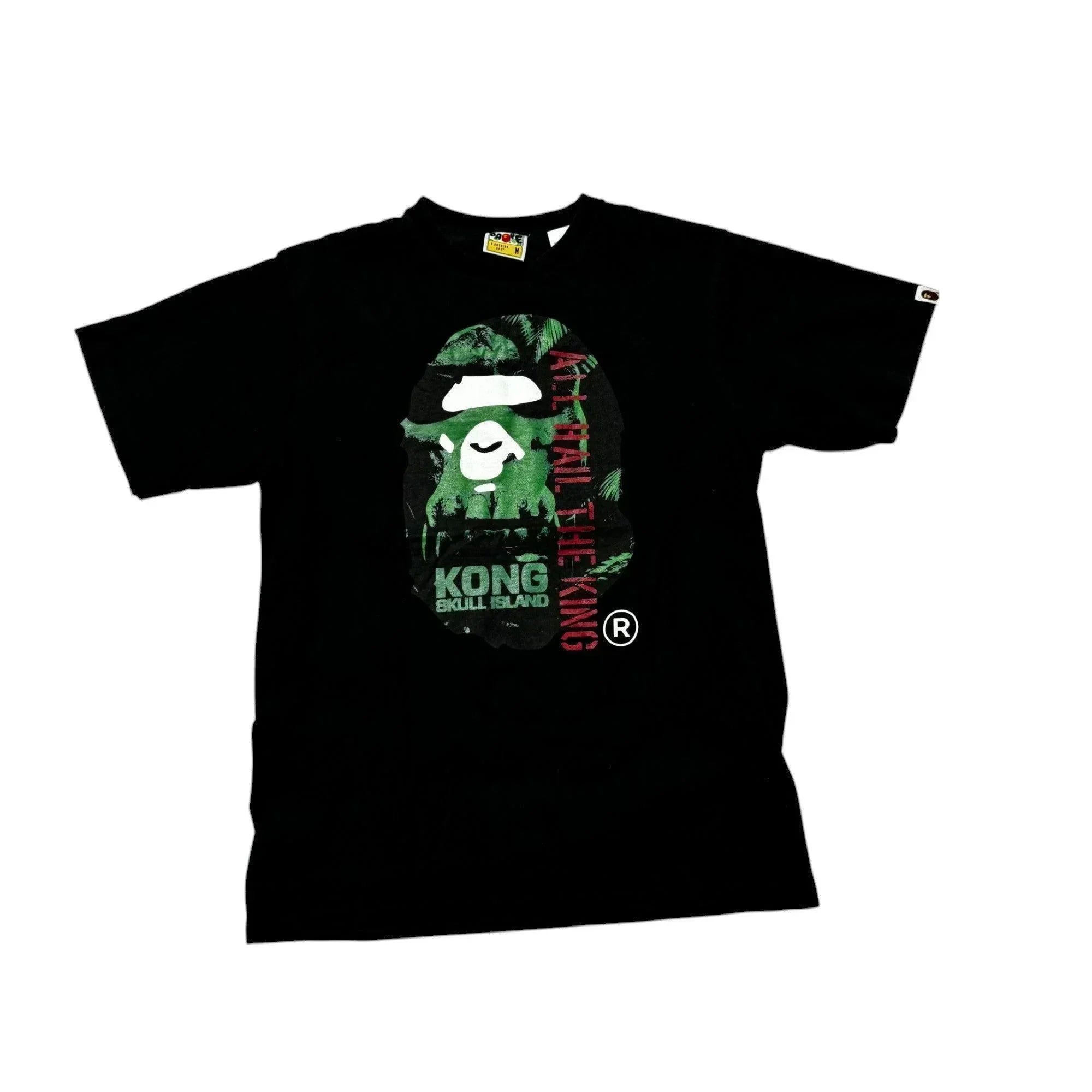Black A Bathing Ape (BAPE) x Kong Skull Island Tee - M
