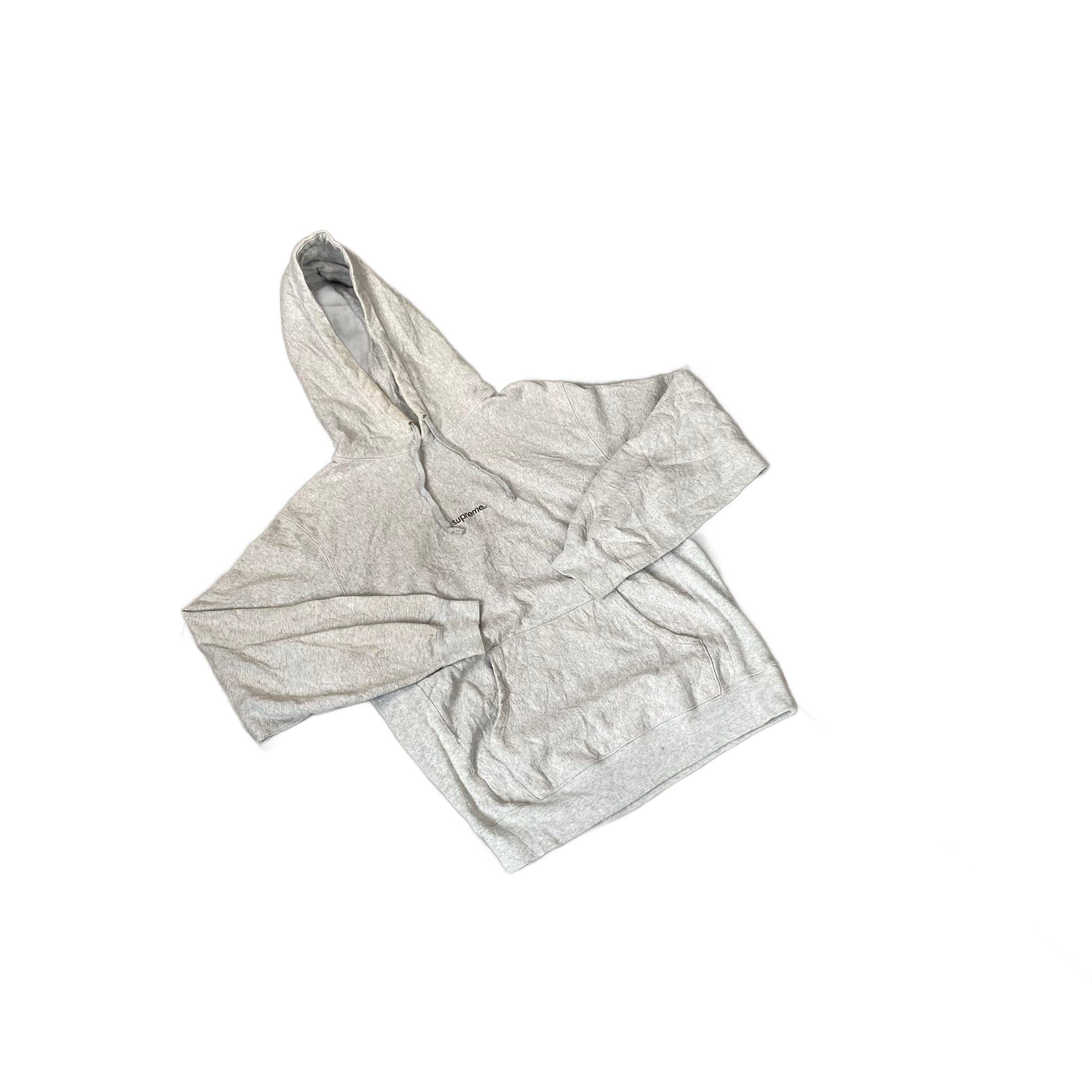 Grey Supreme Hoodie - M