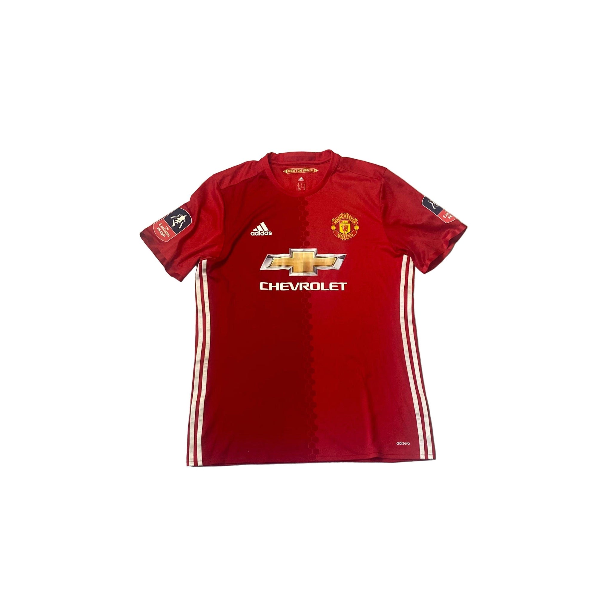 2016 - 17 Manchester United Home 'Ibrahimovic' Shirt - XL