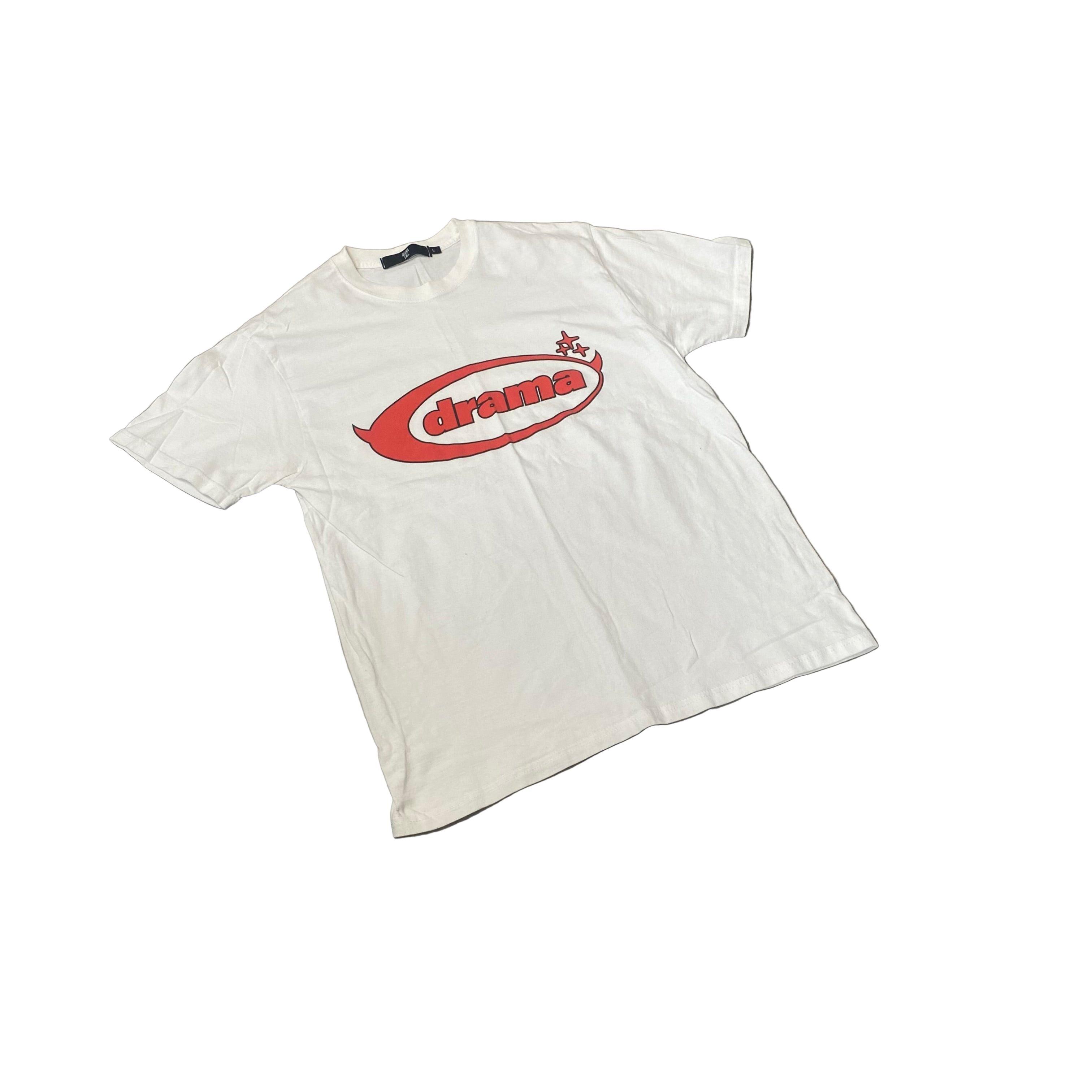 White Drama Call Tee - L