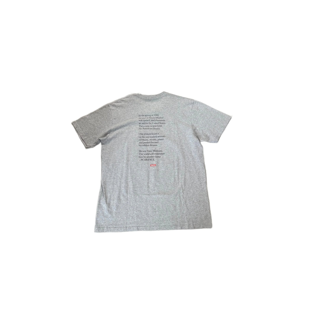 Grey Supreme x Scarface Tee - L