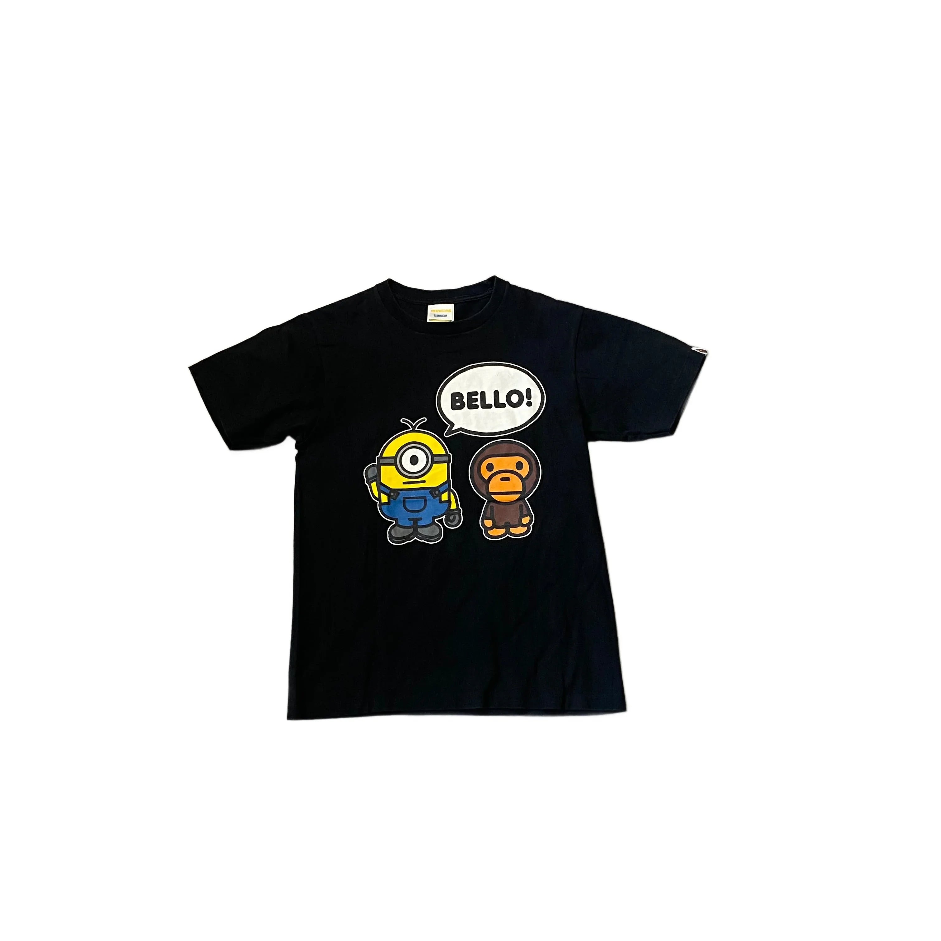 Black A Bathing Ape (BAPE) x Minions Tee - S