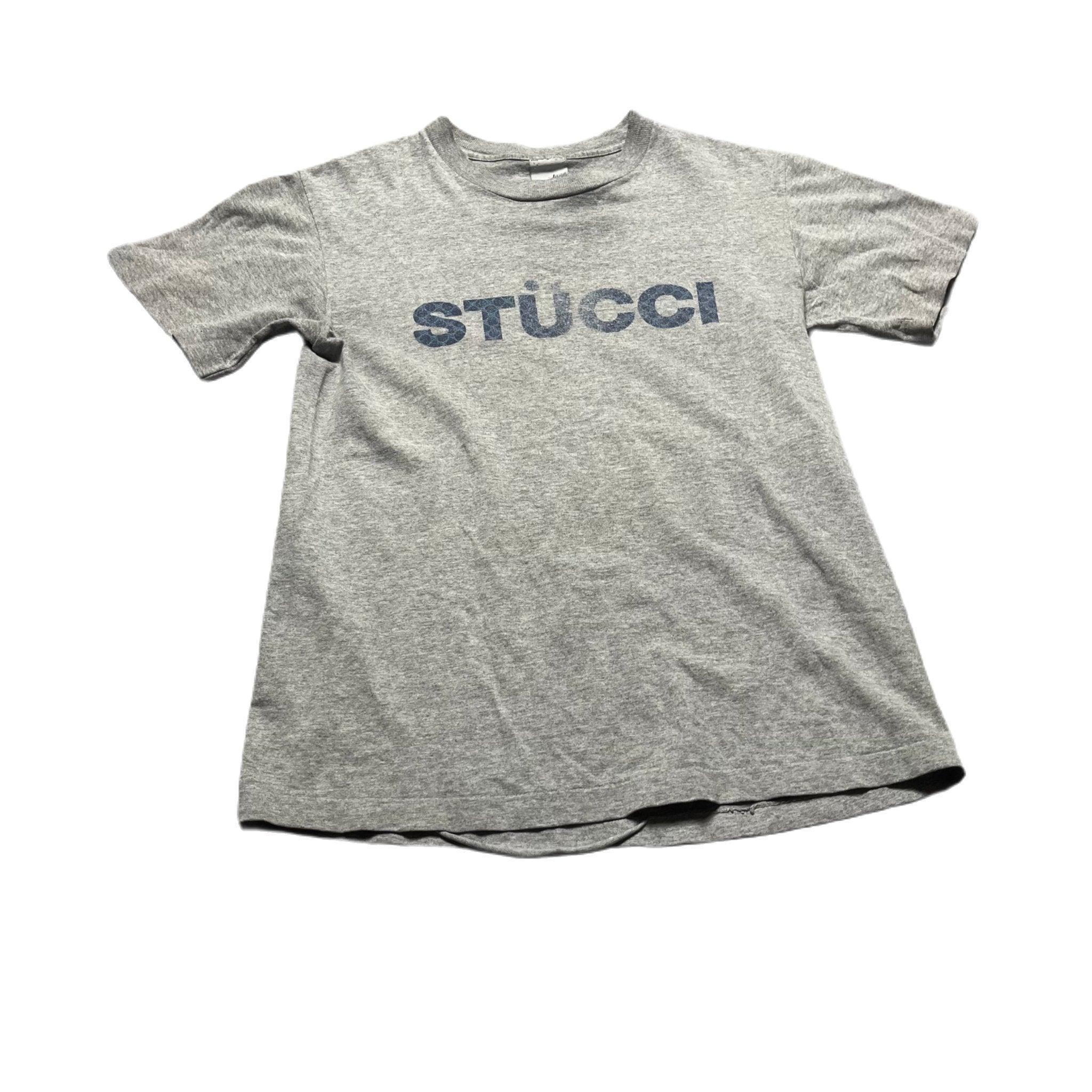 Grey Stussy Gucci Tee - S