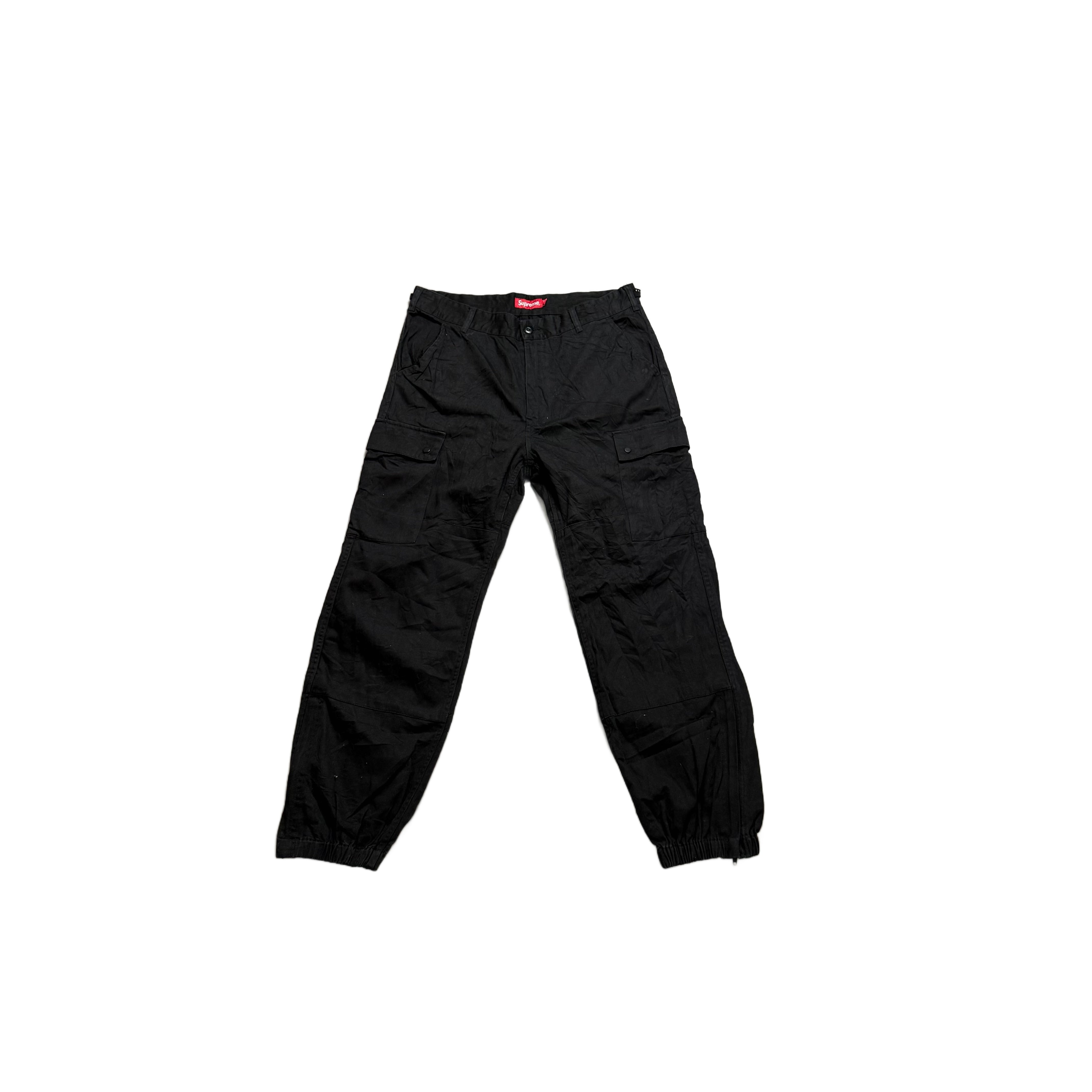 Black Supreme Cargos - W32